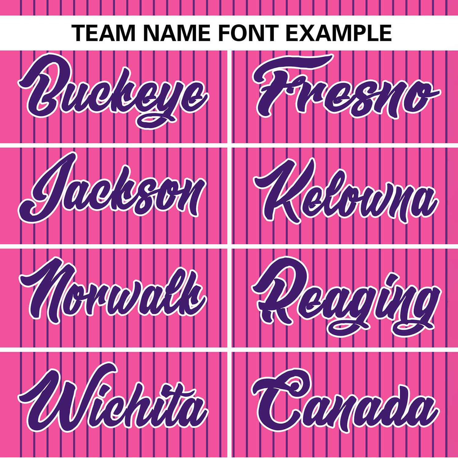 Custom Pink Purple Stripe Fashion Authentic Two-Button Softball Jersey