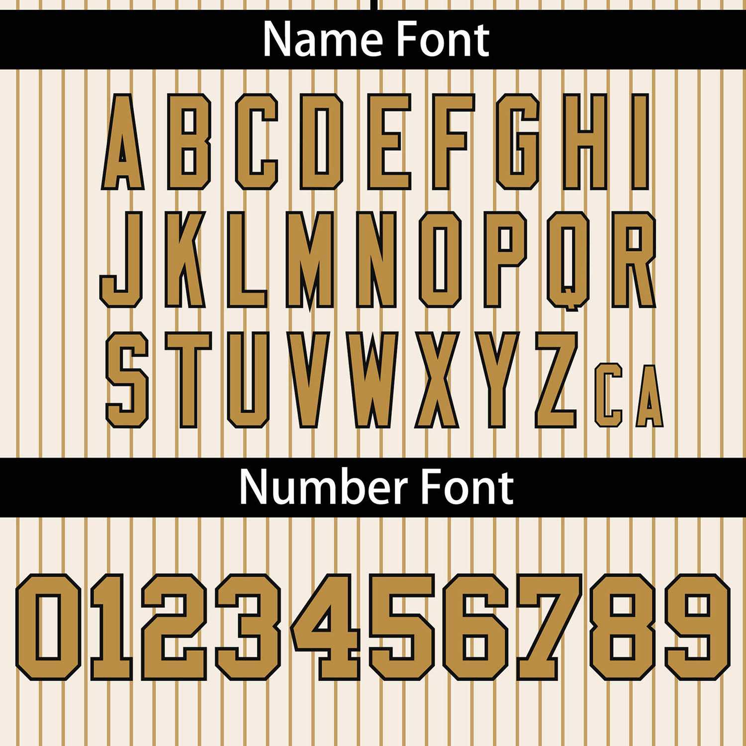 Custom Cream Old Gold Stripe Fashion Authentic Two-Button Softball Jersey