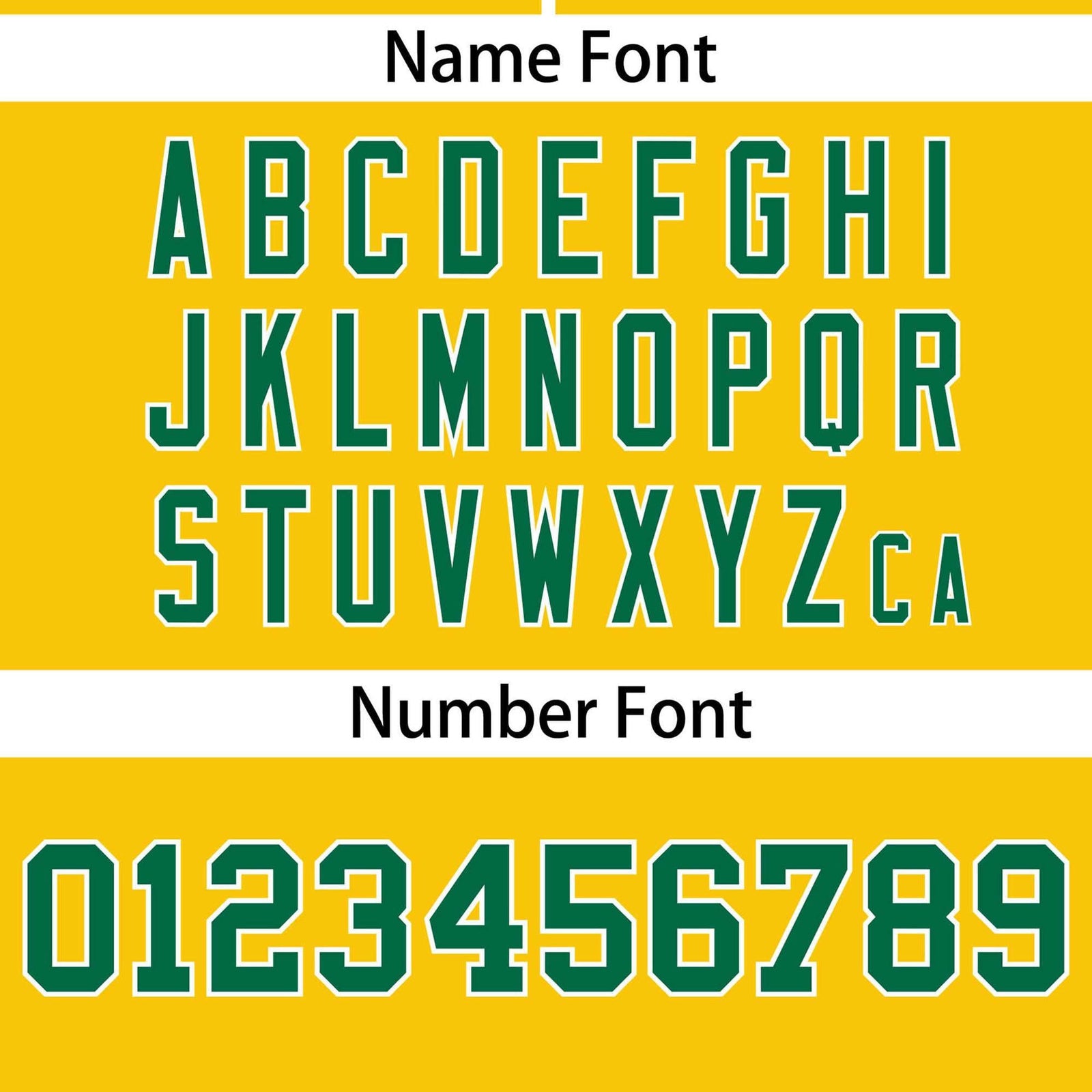 Custom Gold White-Kelly Green Color Block Personalized Authentic Two-Button Softball Jersey