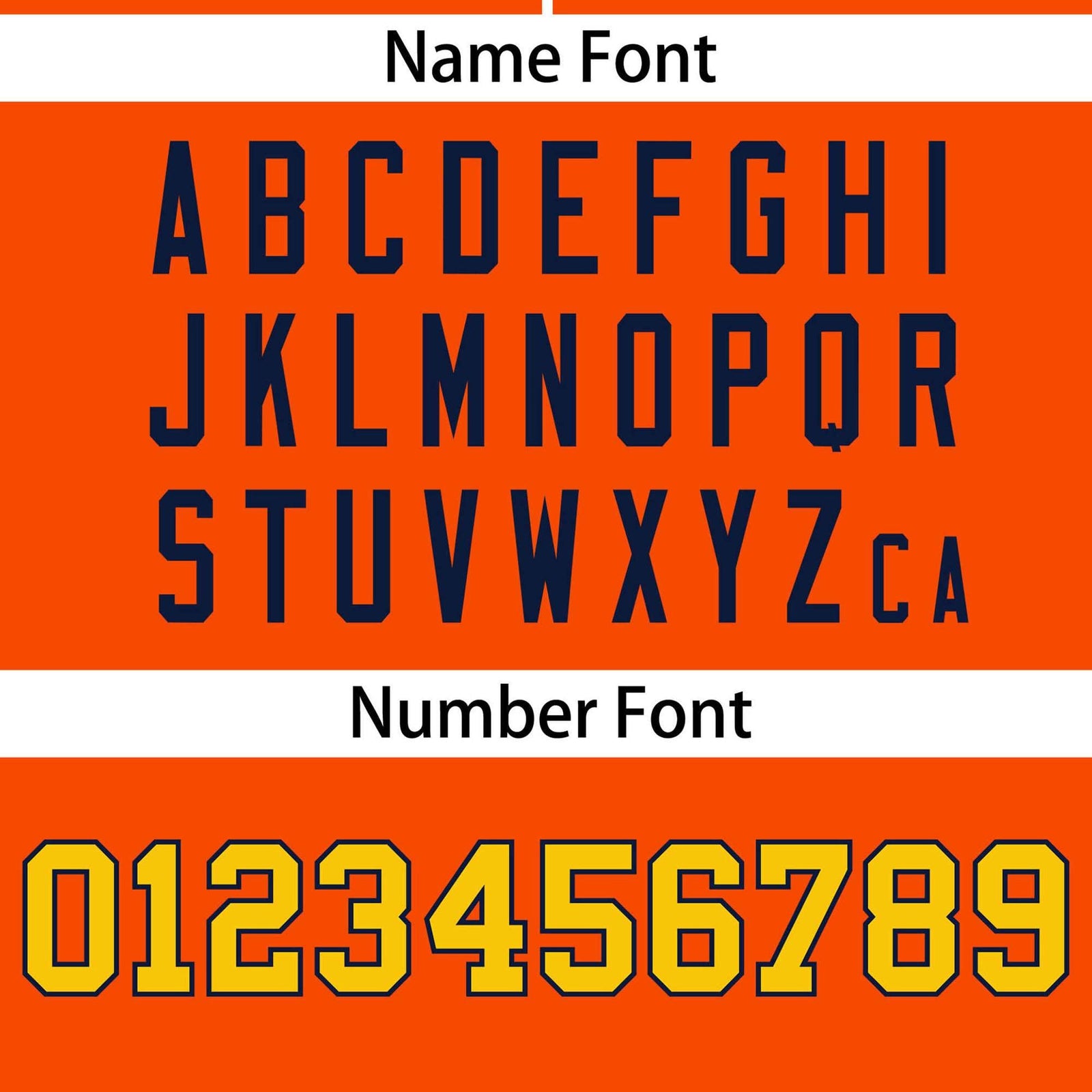 Custom Orange Navy-Gold Color Block Personalized Authentic Two-Button Softball Jersey