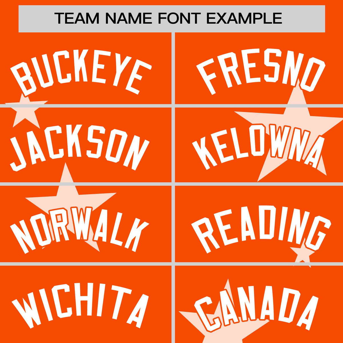 Custom Orange White Personalized Star Graffiti Pattern Authentic Two-Button Baseball Jersey