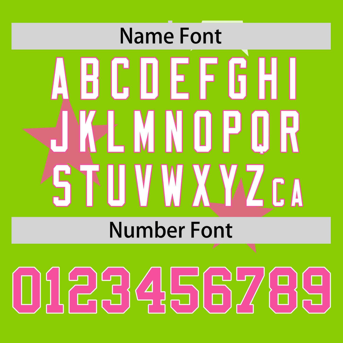 Custom Neon Green Pink Personalized Star Graffiti Pattern Authentic Two-Button Baseball Jersey