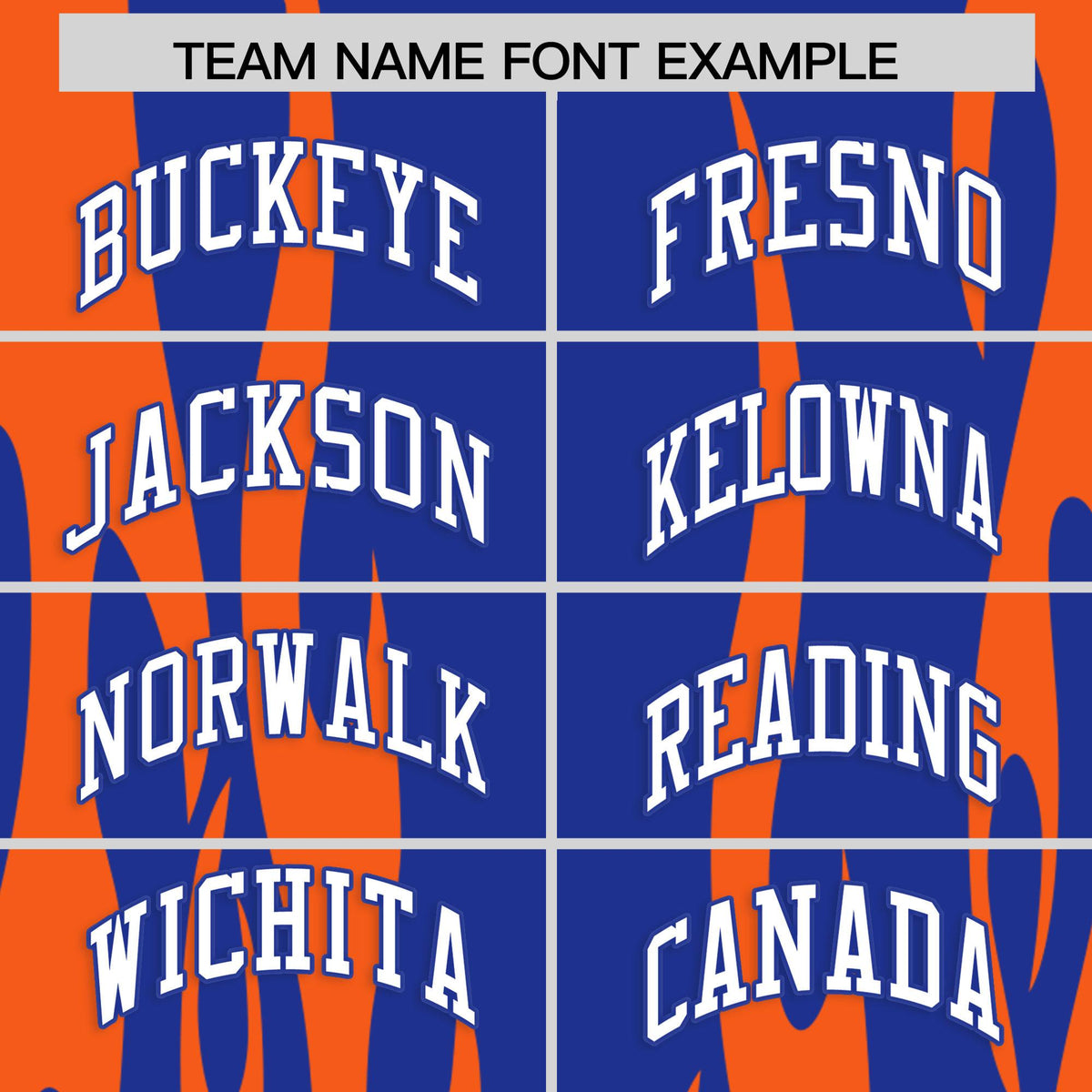 Custom Royal Orange Flame Pattern Authentic Pullover Baseball Jersey