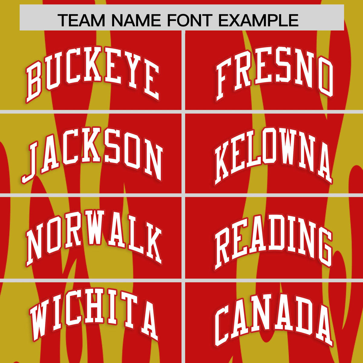 Custom Red Gold Flame Pattern Authentic Pullover Baseball Jersey