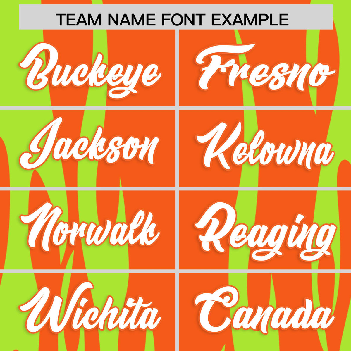 Custom Orange Neon Green Flame Pattern Authentic Pullover Baseball Jersey