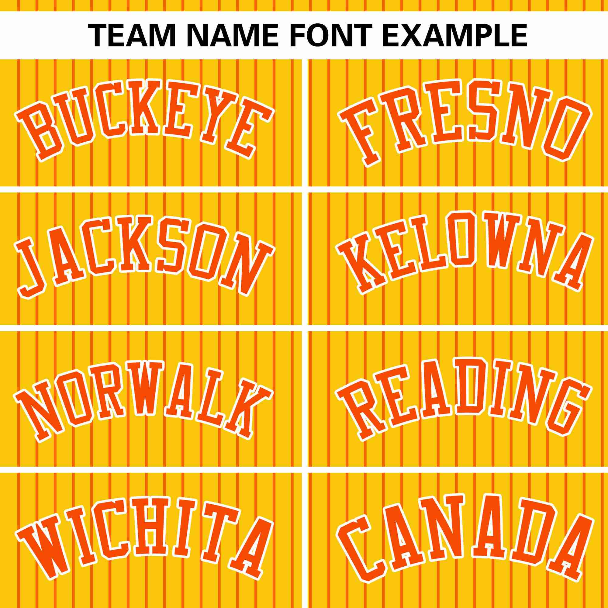 Custom Gold Orange Stripe Fashion Authentic Pullover Baseball Jersey