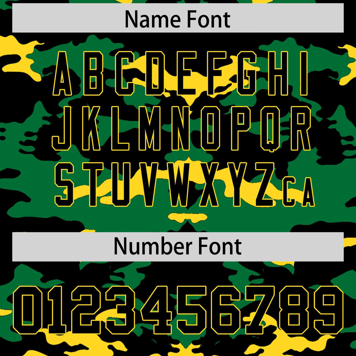 Custom Black Kelly Green and Gold Camo Fashion Authentic Sleeveless Baseball Jersey