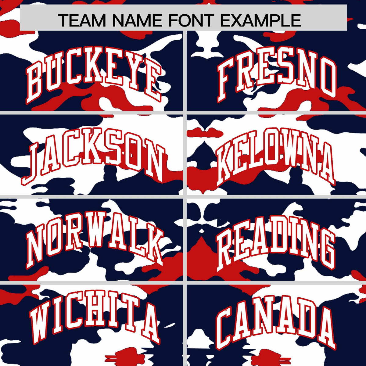 Custom Navy White and Red Camo Fashion Authentic Sleeveless Baseball Jersey