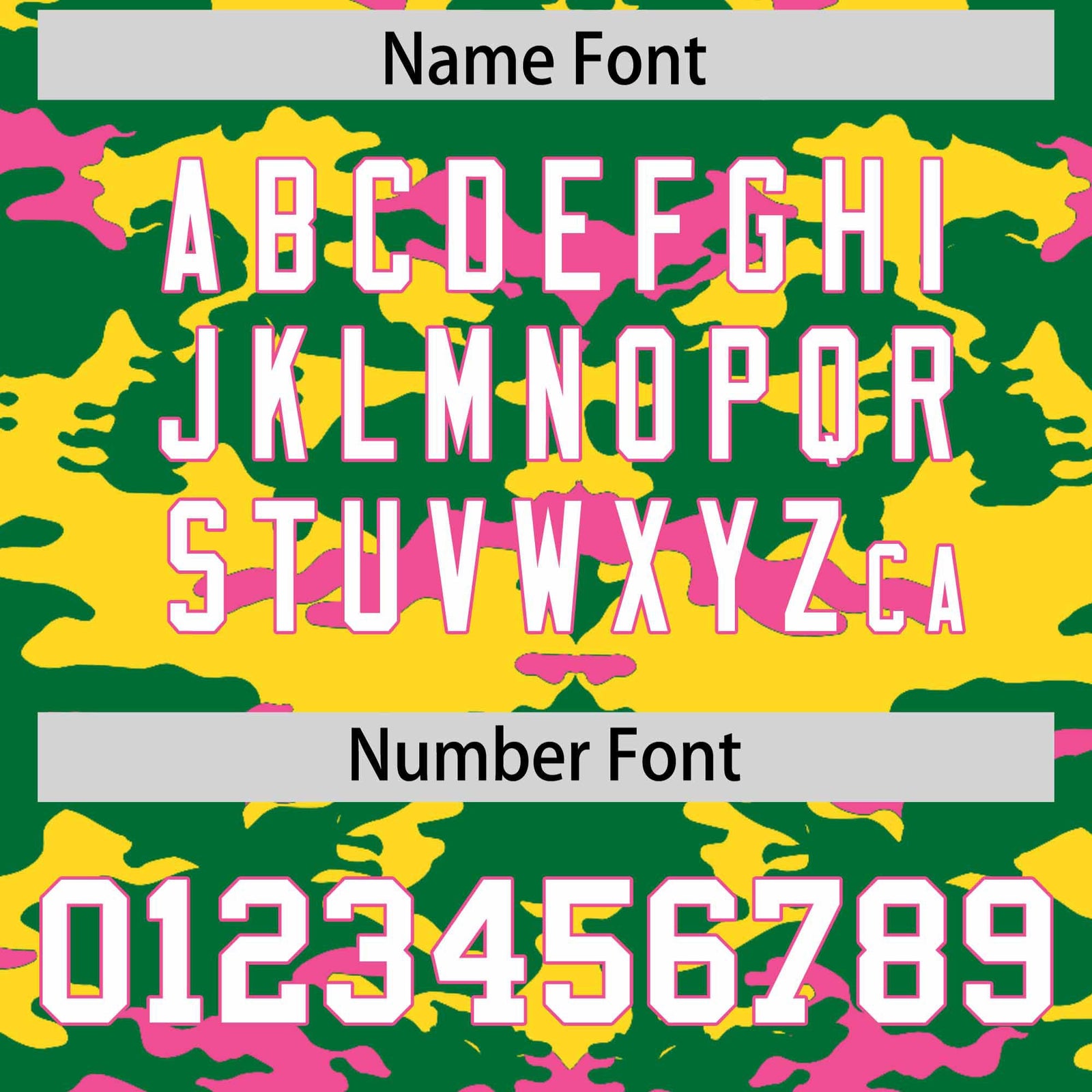 Custom Kelly Green Gold and Pink Camo Fashion Authentic Sleeveless Baseball Jersey