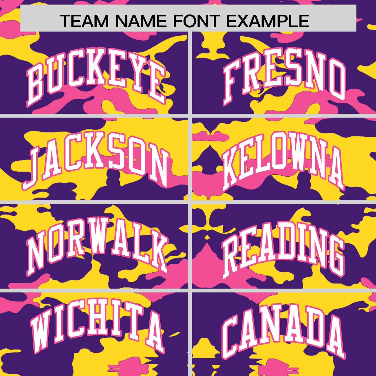 Custom Purple Gold and Pink Camo Fashion Authentic Sleeveless Baseball Jersey