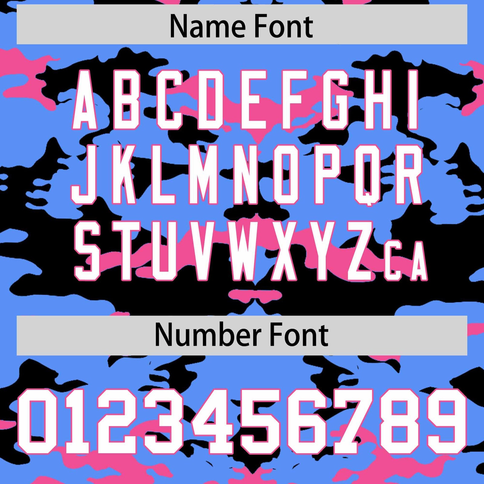 Custom Powder Blue Black and Pink Camo Fashion Authentic Sleeveless Baseball Jersey