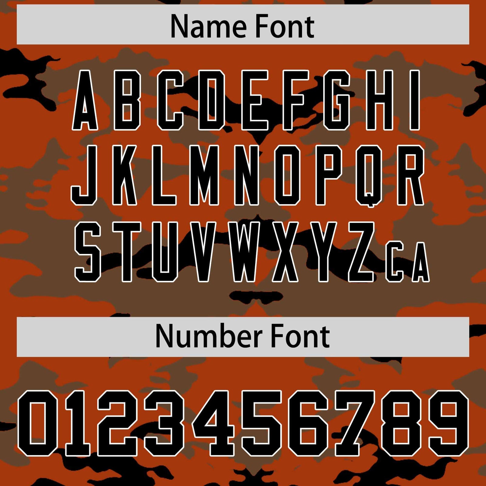 Custom Texas Orange Light Brown and Black Camo Fashion Authentic Sleeveless Baseball Jersey