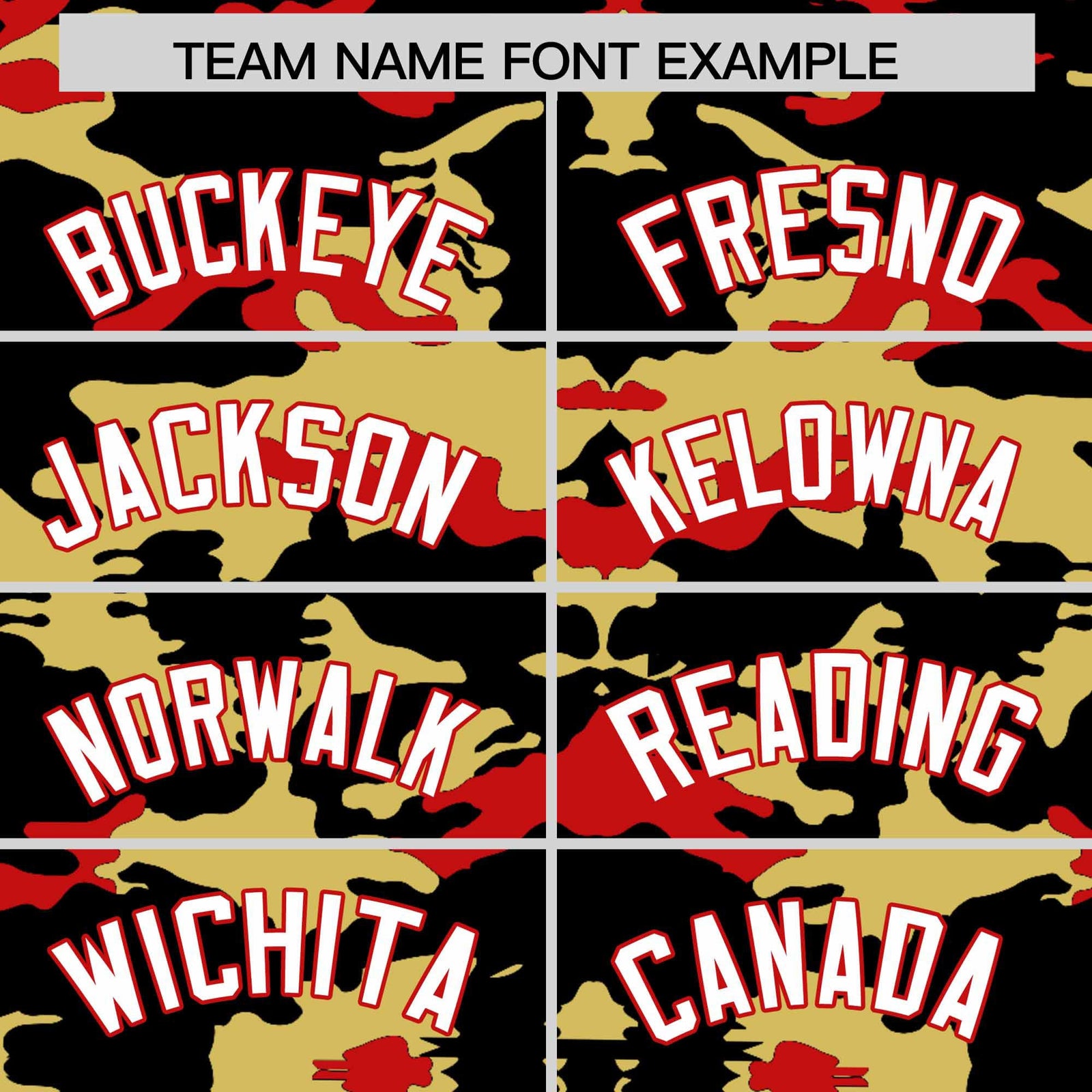 Custom Black Old Gold and Red Camo Fashion Authentic Sleeveless Baseball Jersey