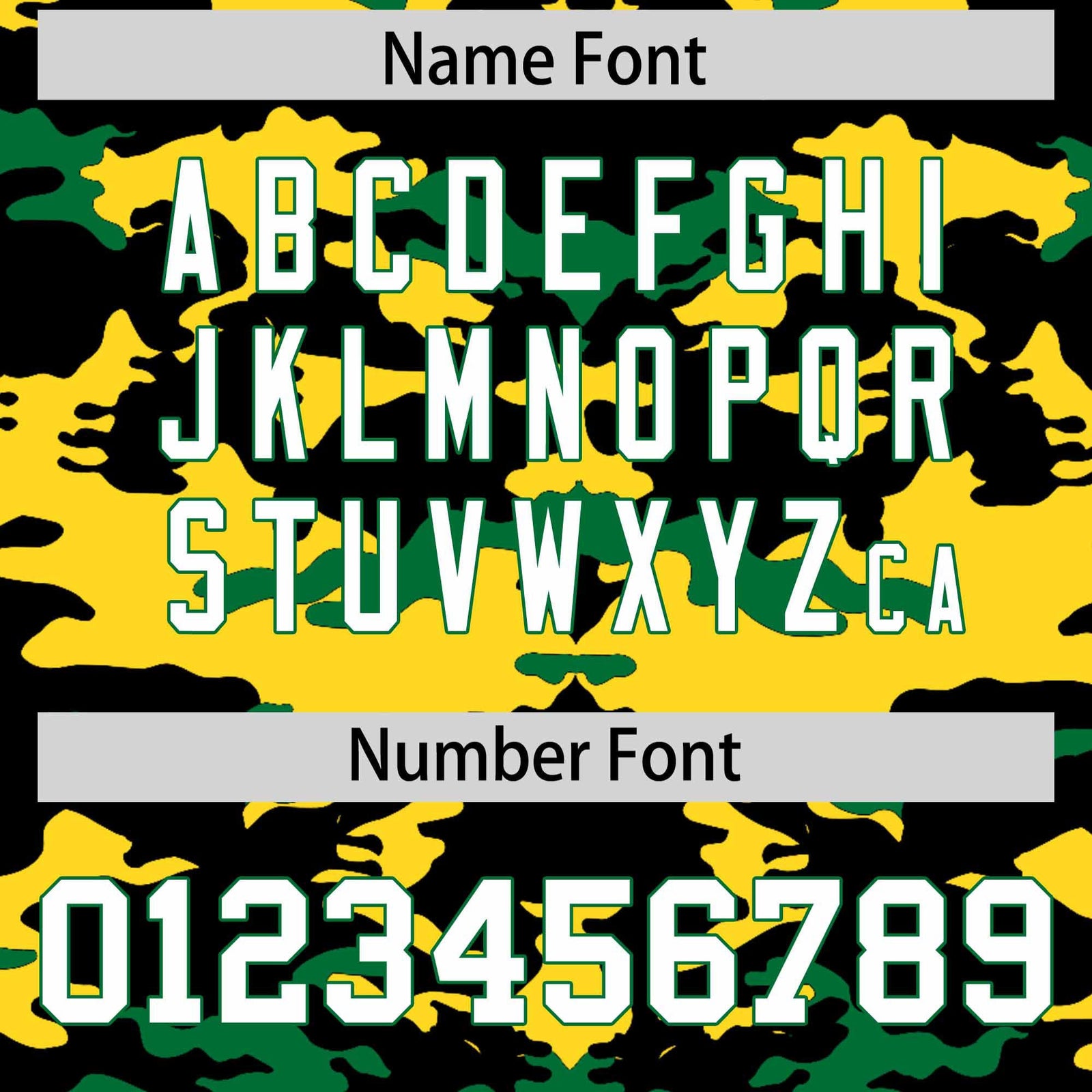 Custom Black Gold and Kelly Green Camo Fashion Authentic Sleeveless Baseball Jersey