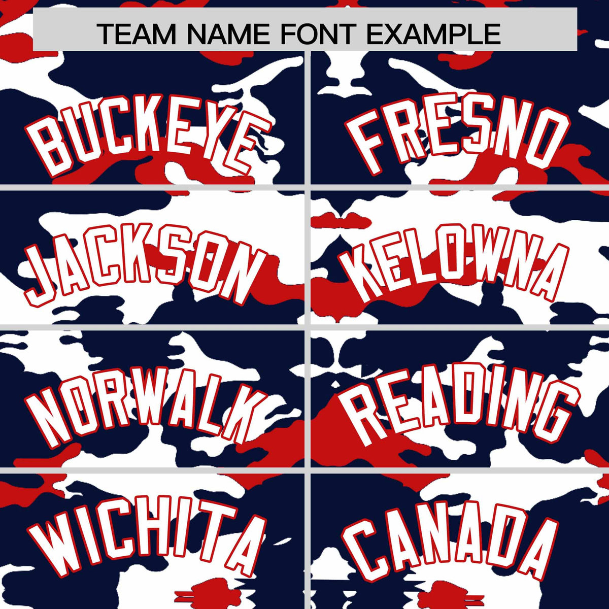 Custom Navy White and Red Camo Fashion Authentic Sleeveless Baseball Jersey