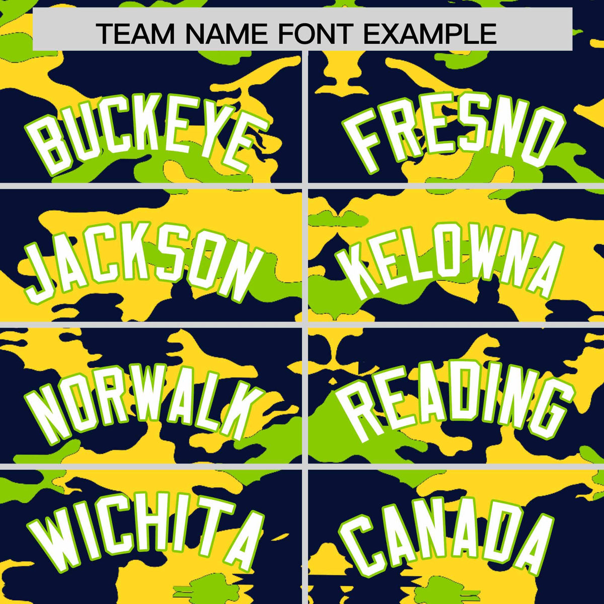 Custom Navy Gold and Neon Green Camo Fashion Authentic Sleeveless Baseball Jersey