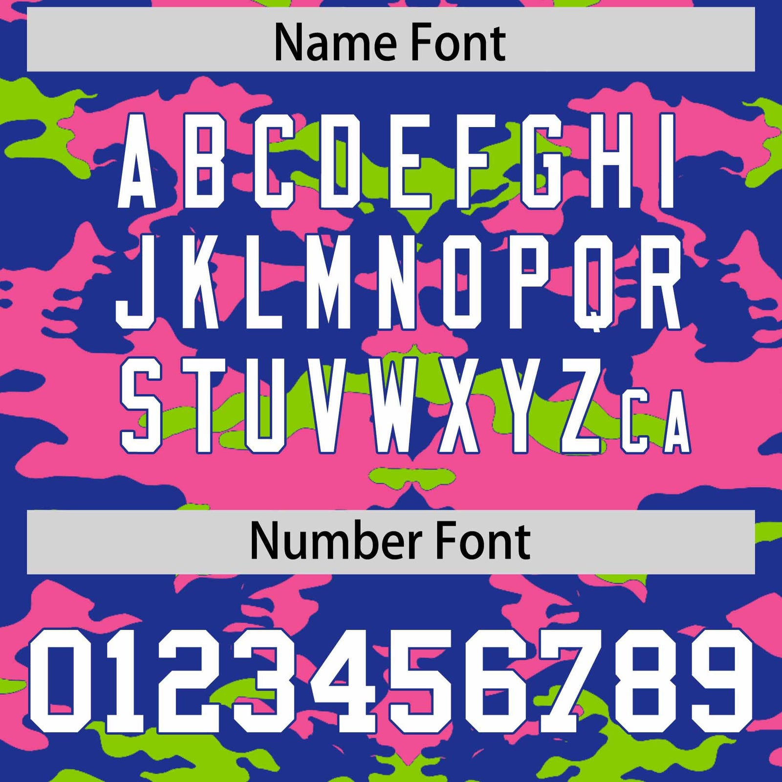 Custom Royal Pink and Neon Green Camo Fashion Authentic Sleeveless Baseball Jersey