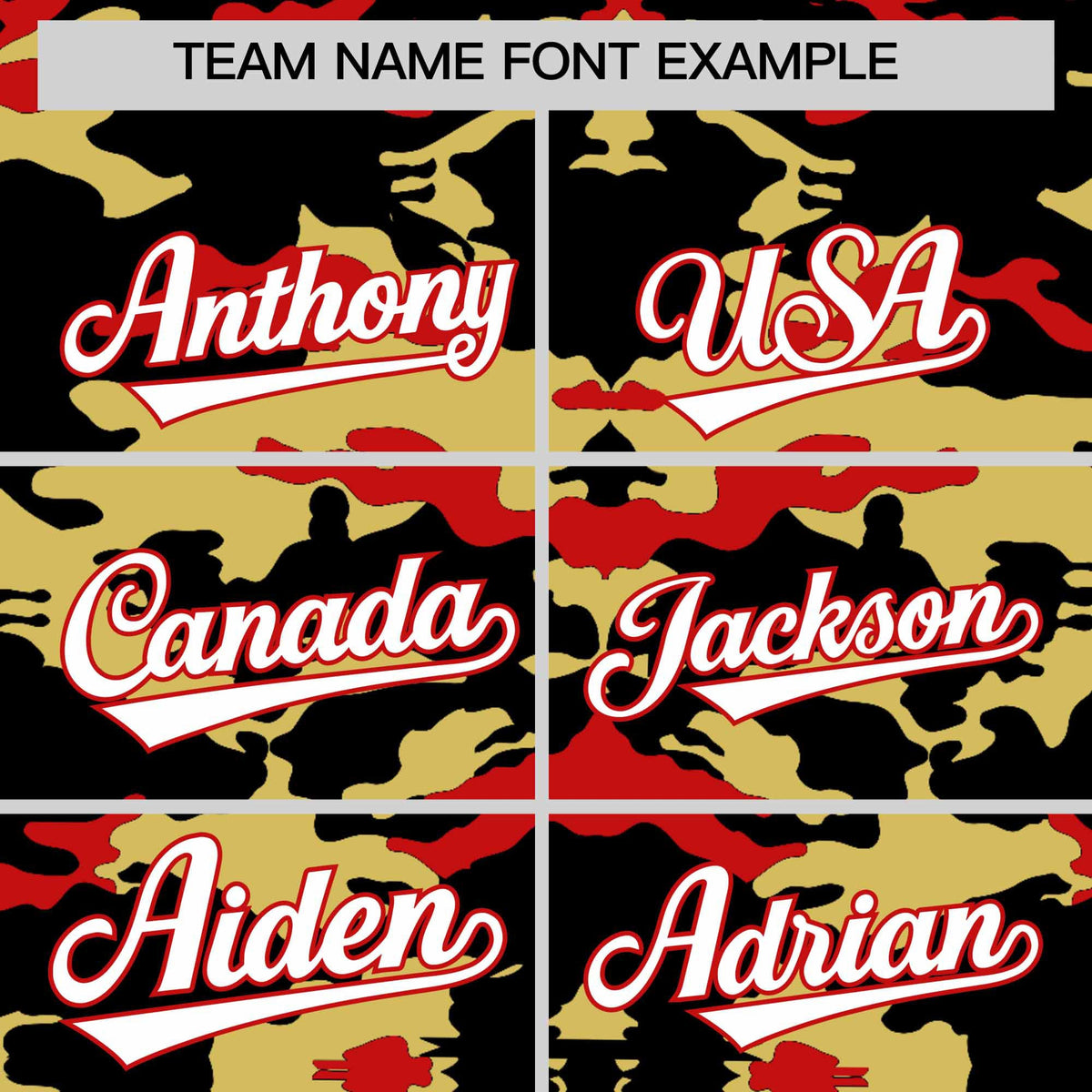 Custom Black Old Gold and Red Camo Fashion Authentic Sleeveless Baseball Jersey