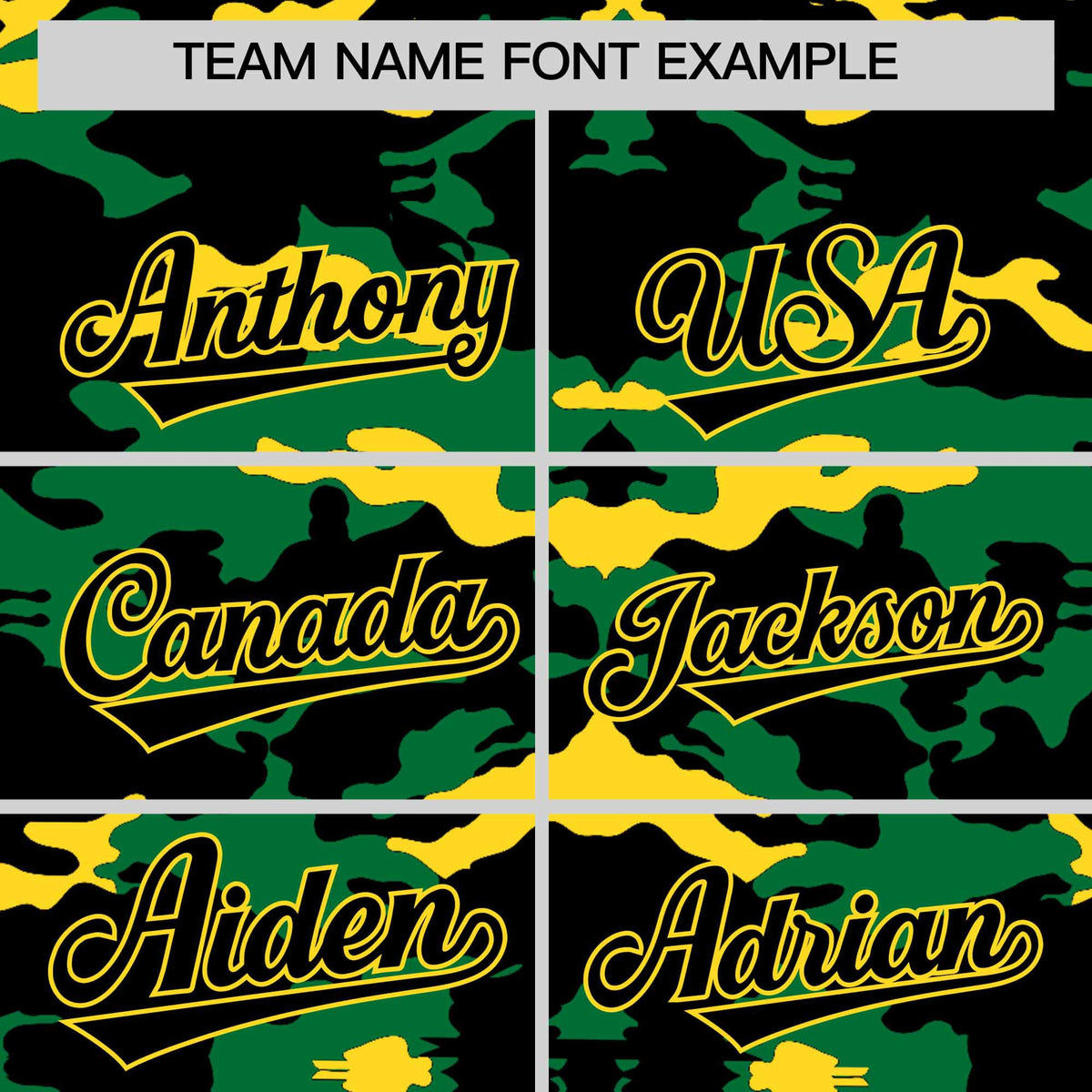 Custom Black Kelly Green and Gold Camo Fashion Authentic Sleeveless Baseball Jersey