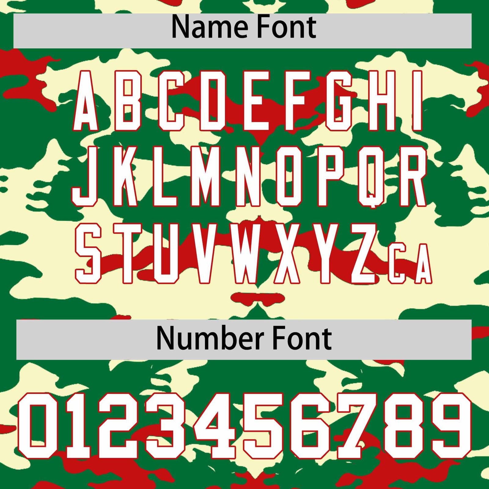 Custom Kelly Green Red Camo Fashion Authentic Sleeveless Baseball Jersey