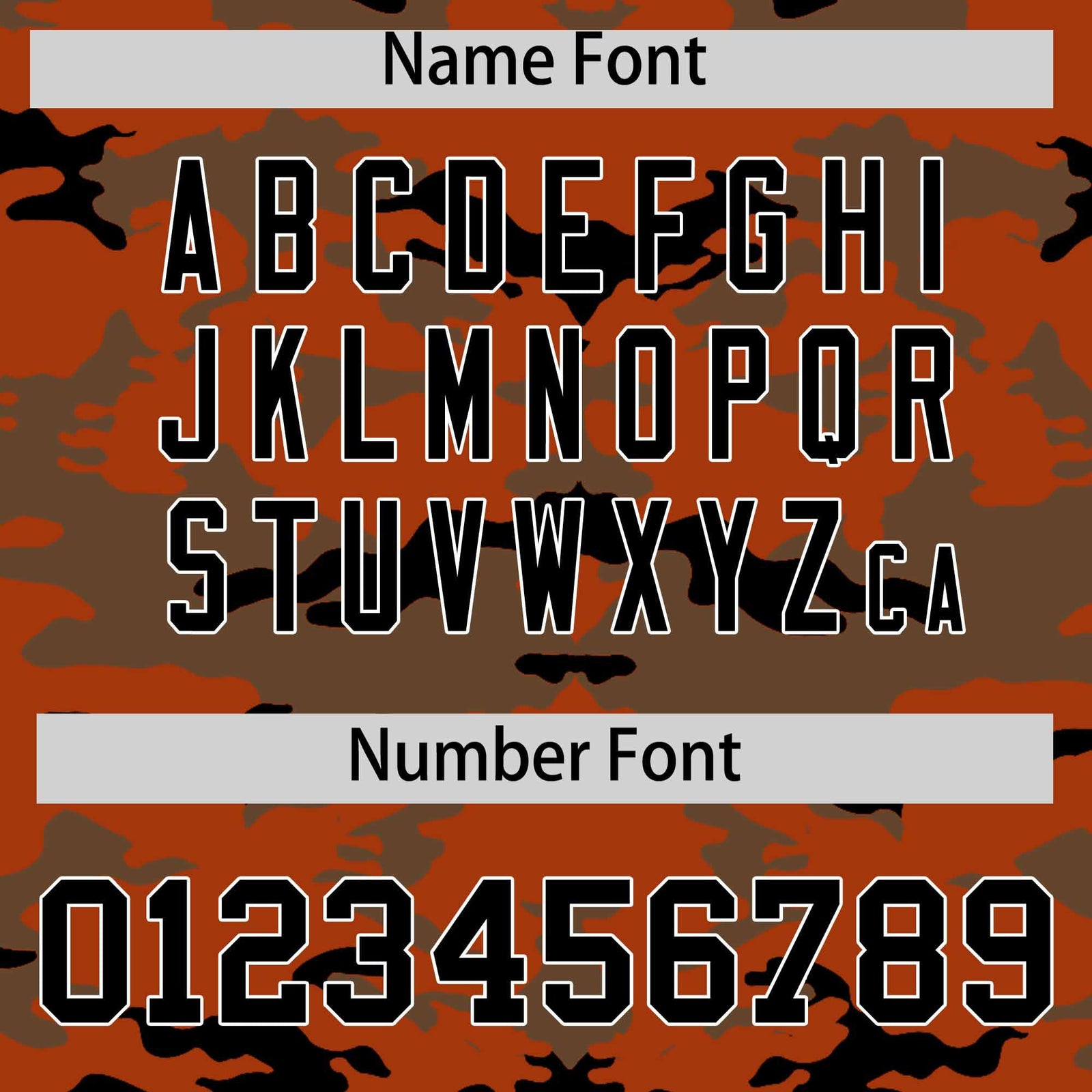 Custom Texas Orange Light Brown and Black Camo Fashion Authentic Sleeveless Baseball Jersey