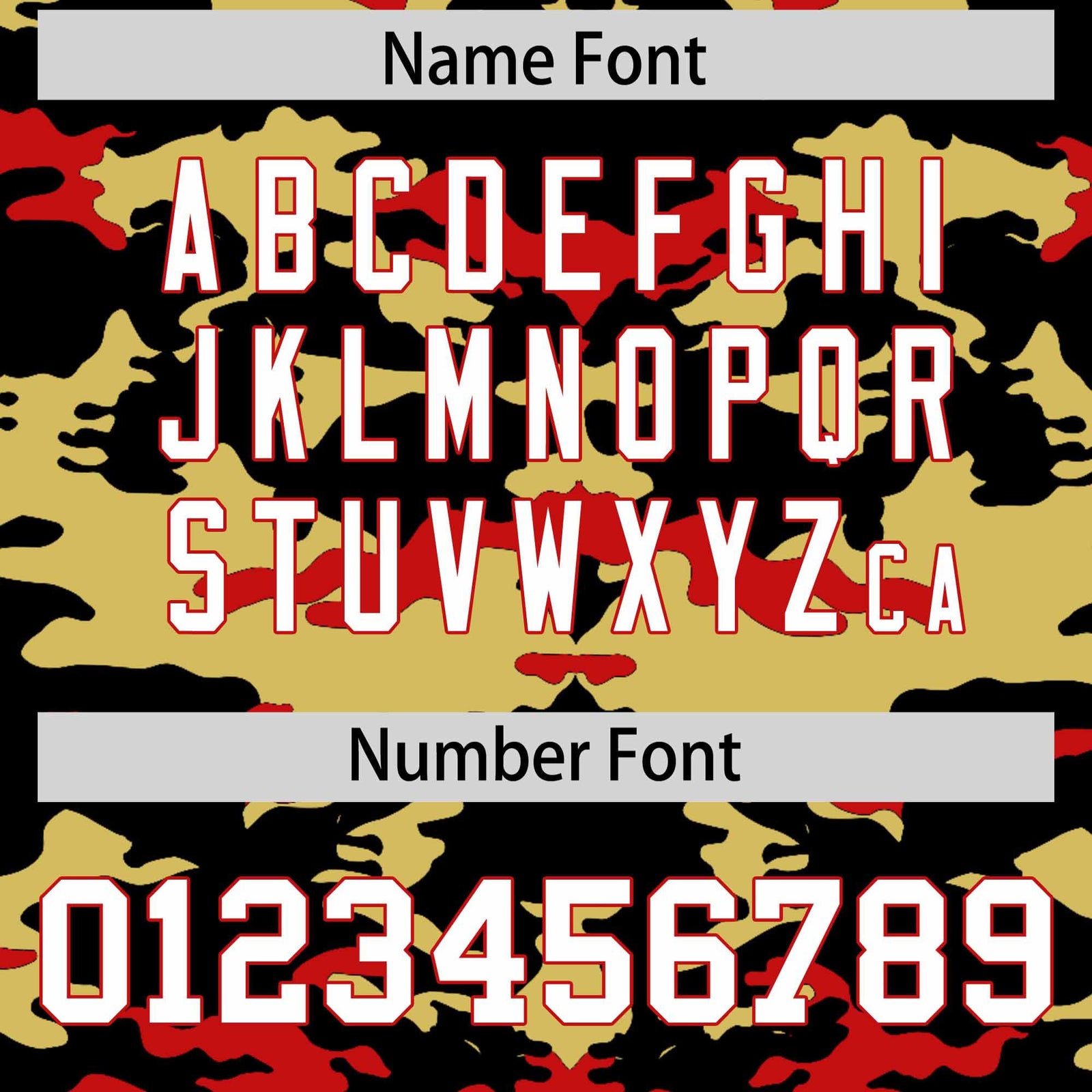 Custom Black Old Gold and Red Camo Fashion Authentic Sleeveless Baseball Jersey