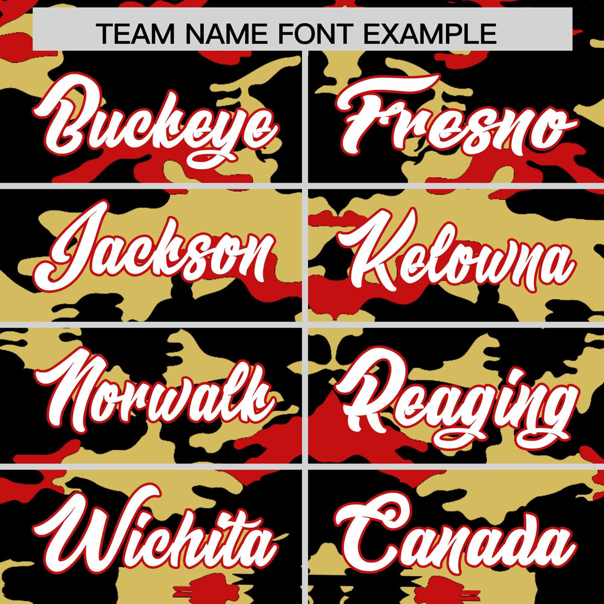 Custom Black Old Gold and Red Camo Fashion Authentic Sleeveless Baseball Jersey