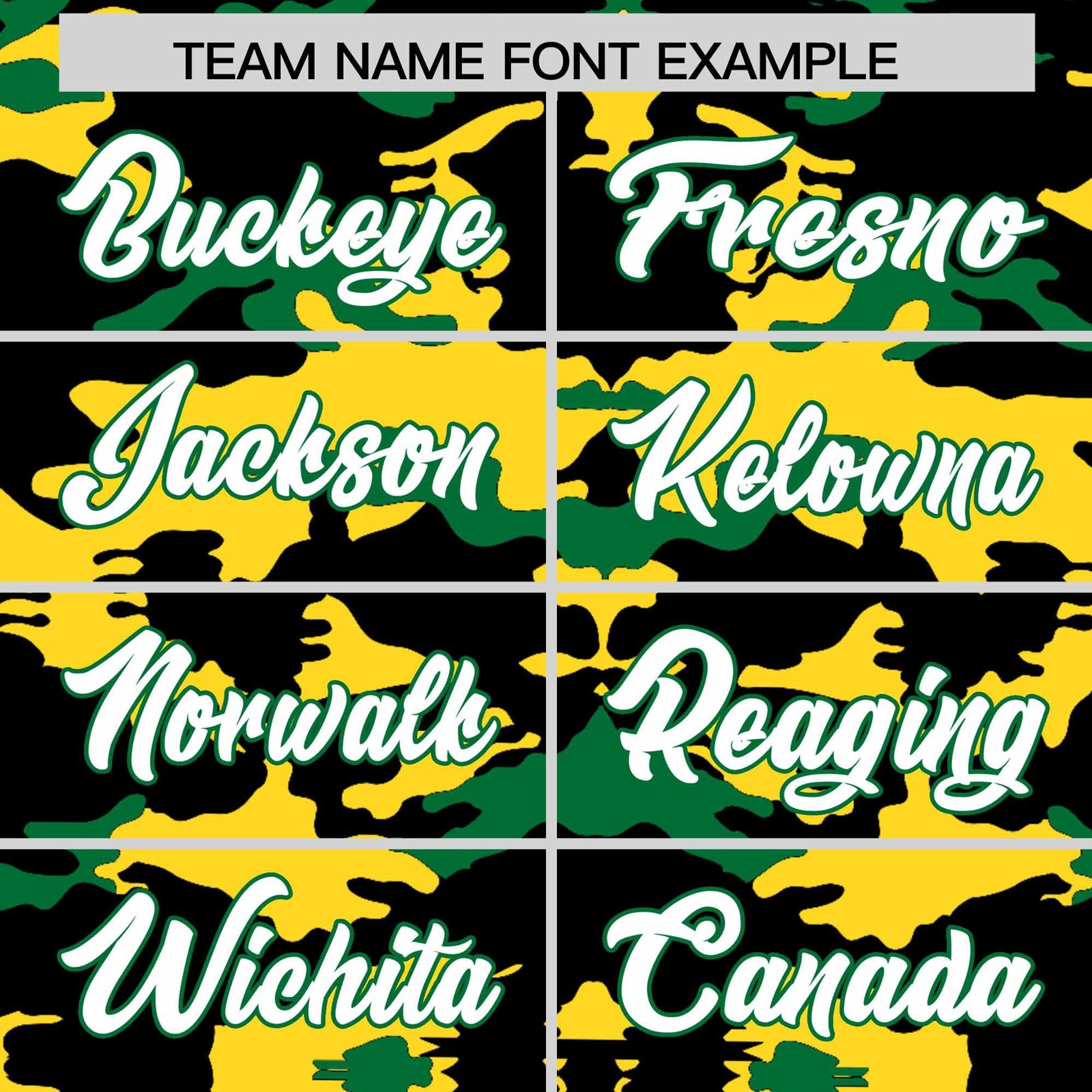 Custom Black Gold and Kelly Green Camo Fashion Authentic Sleeveless Baseball Jersey