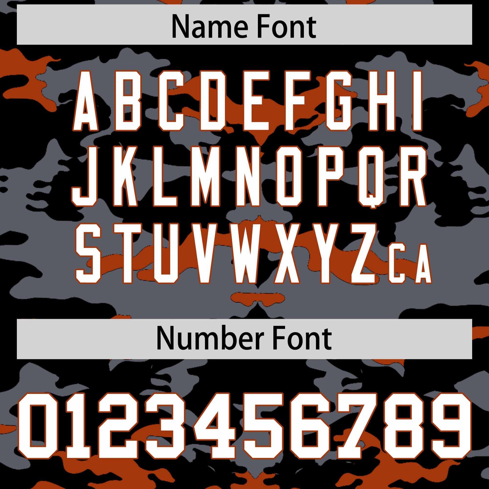 Custom Black Gray and Texas Orange Camo Fashion Authentic Sleeveless Baseball Jersey