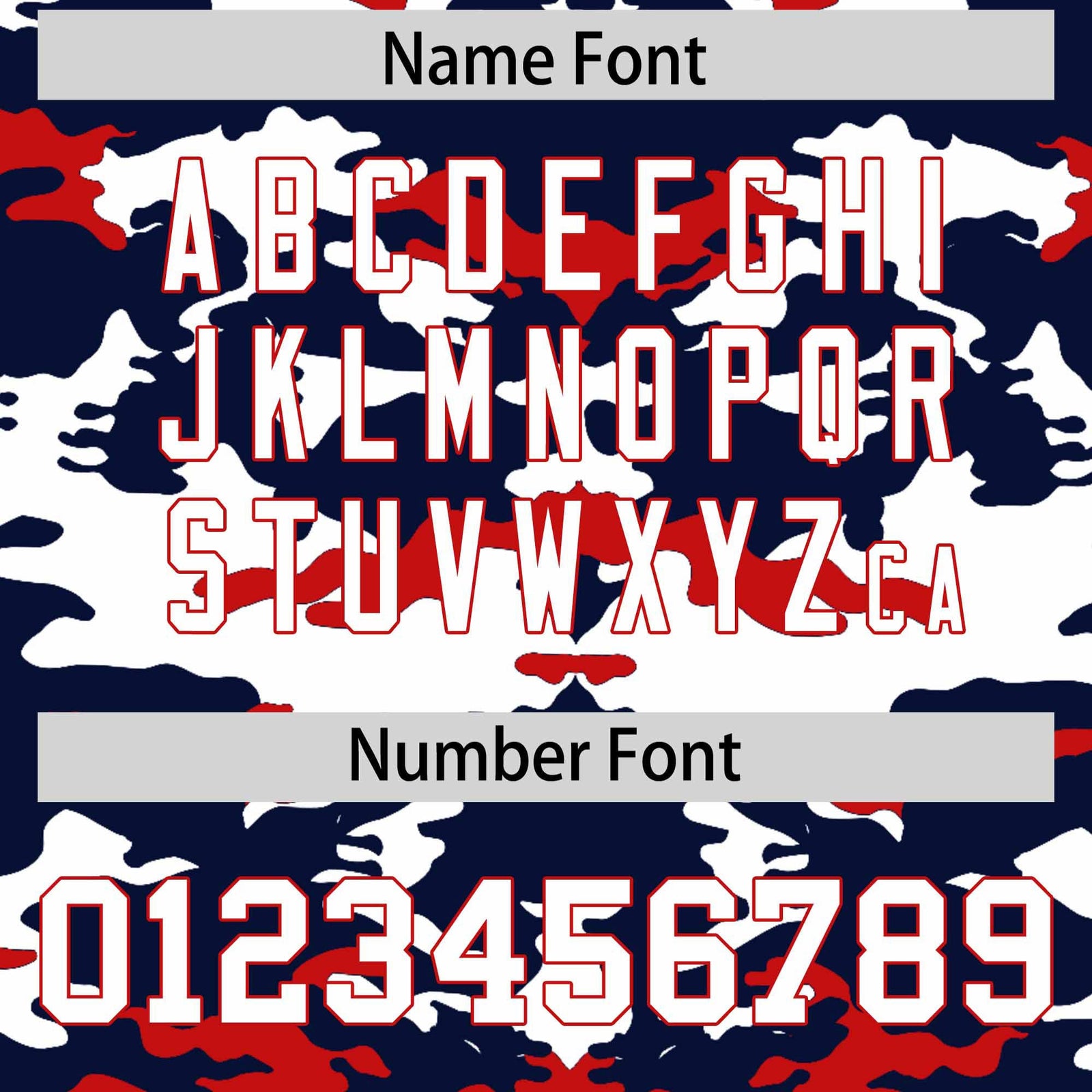 Custom Navy White and Red Camo Fashion Authentic Sleeveless Baseball Jersey