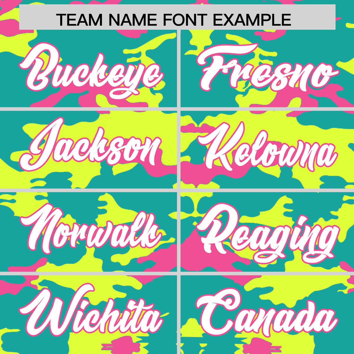 Custom Bright Green Fluorescent Green and Pink Camo Fashion Authentic Sleeveless Baseball Jersey