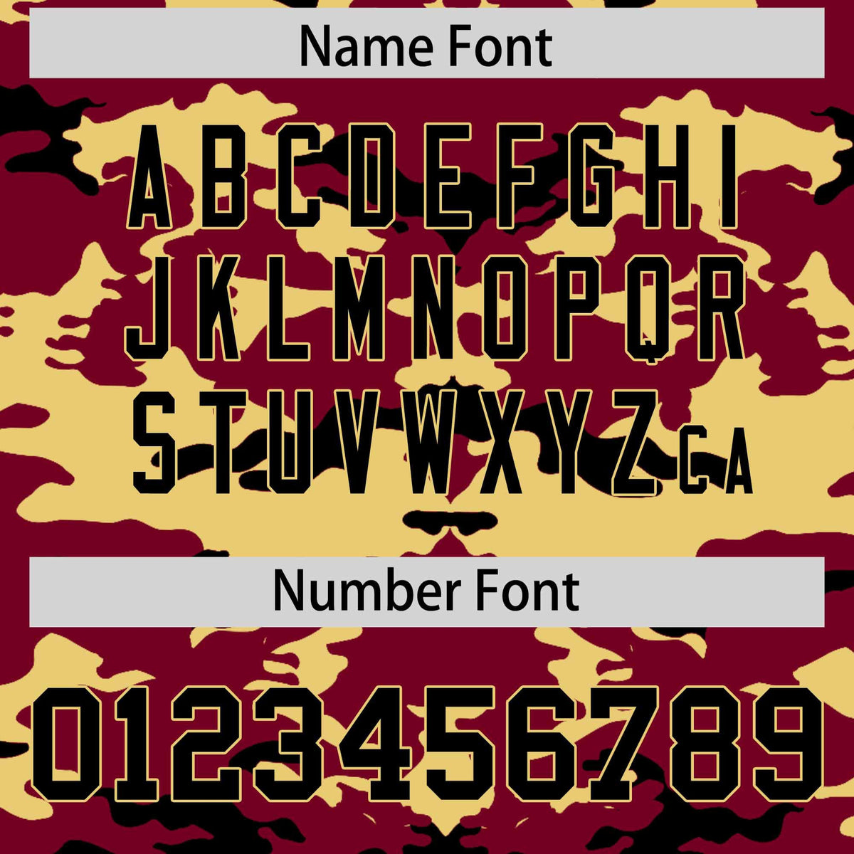 Custom Crimson Khaki and Black Camo Fashion Authentic Sleeveless Baseball Jersey