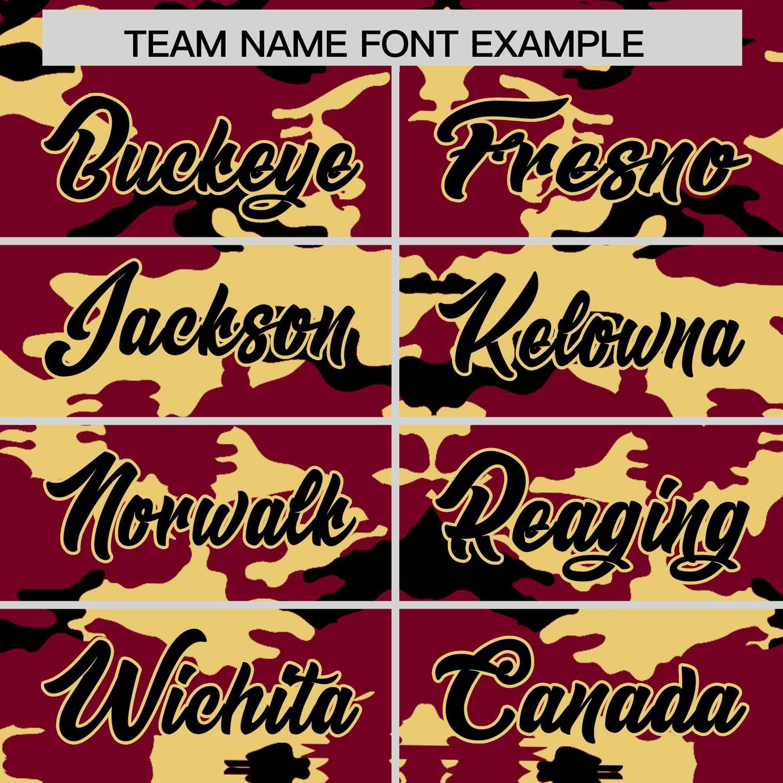 Custom Crimson Khaki and Black Camo Fashion Authentic Sleeveless Baseball Jersey