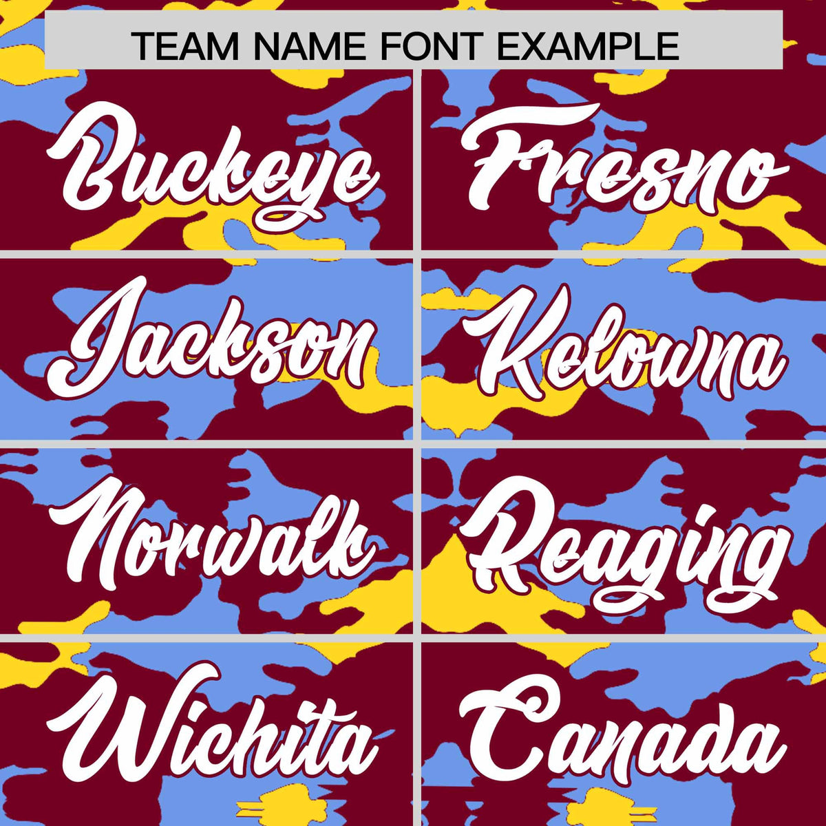 Custom Crimson Light Blue and Gold Camo Fashion Authentic Sleeveless Baseball Jersey