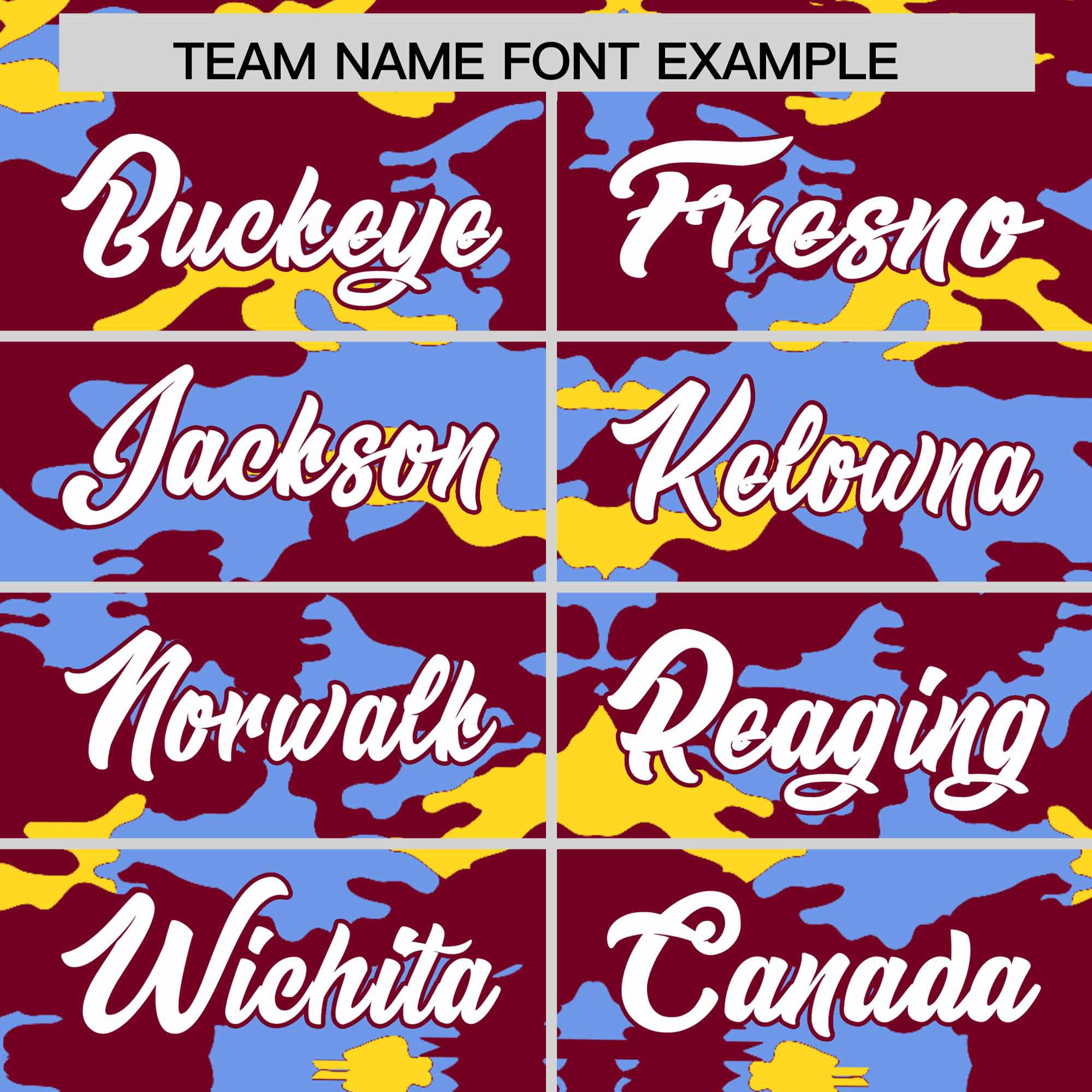 Custom Crimson Light Blue and Gold Camo Fashion Authentic Sleeveless Baseball Jersey