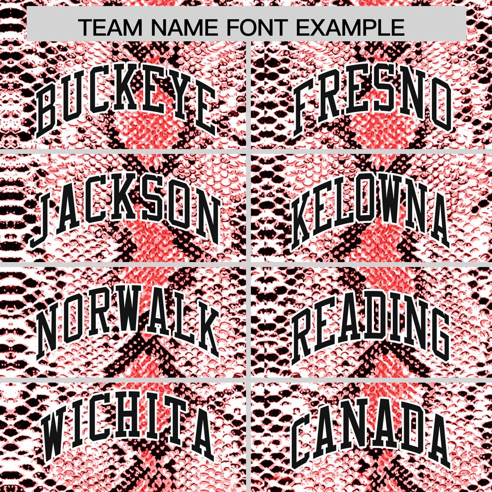 Custom Red Snakeskin Pattern Authentic Sleeveless Baseball Jersey