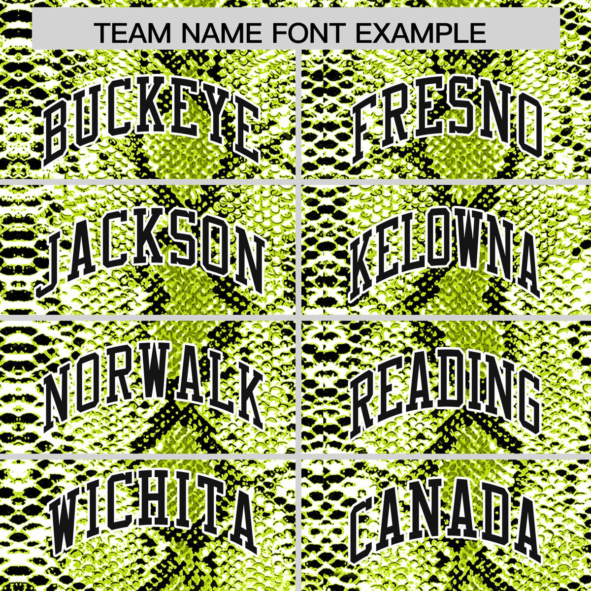 Custom Black Snakeskin Pattern Authentic Sleeveless Baseball Jersey