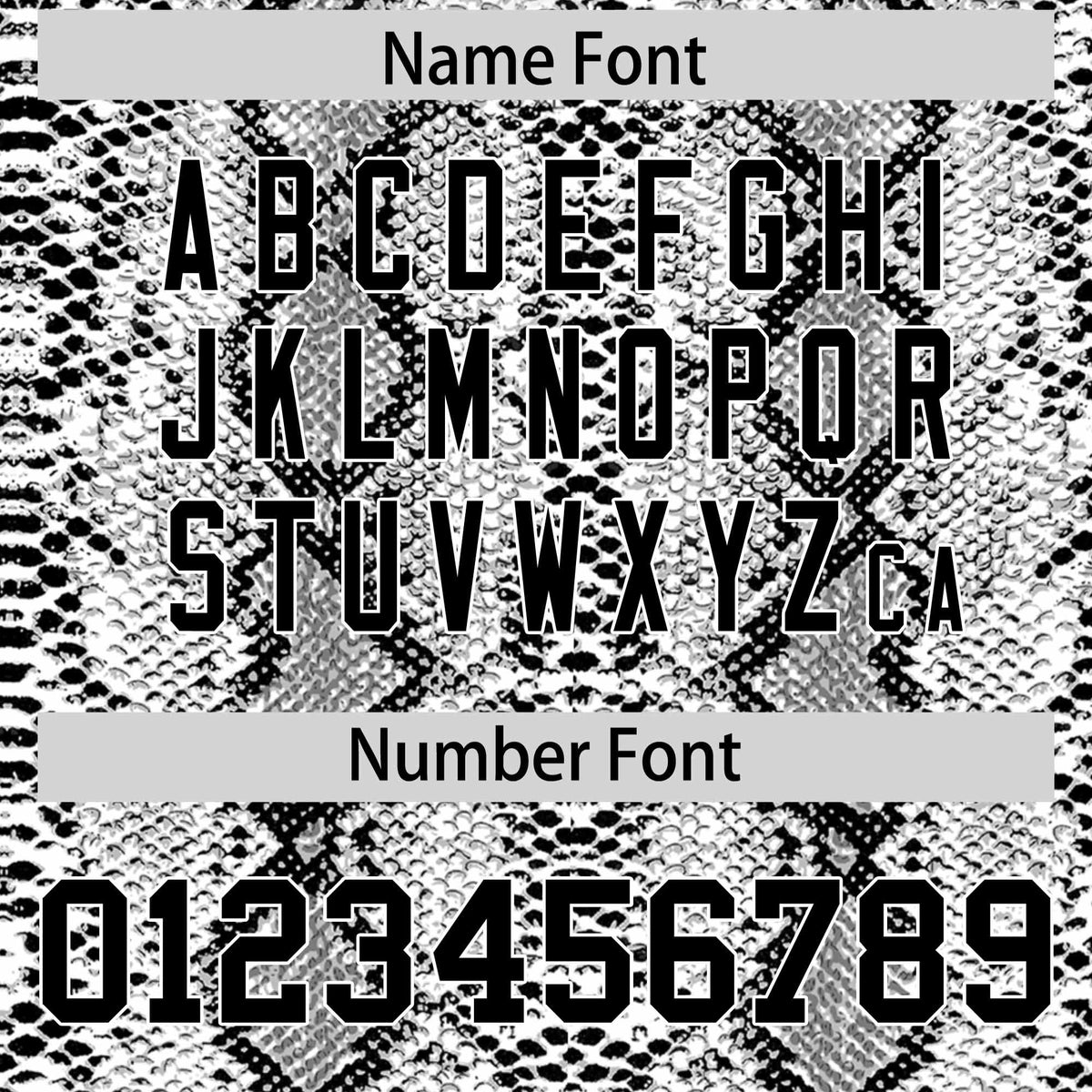 Custom Black Snakeskin Pattern Authentic Sleeveless Baseball Jersey