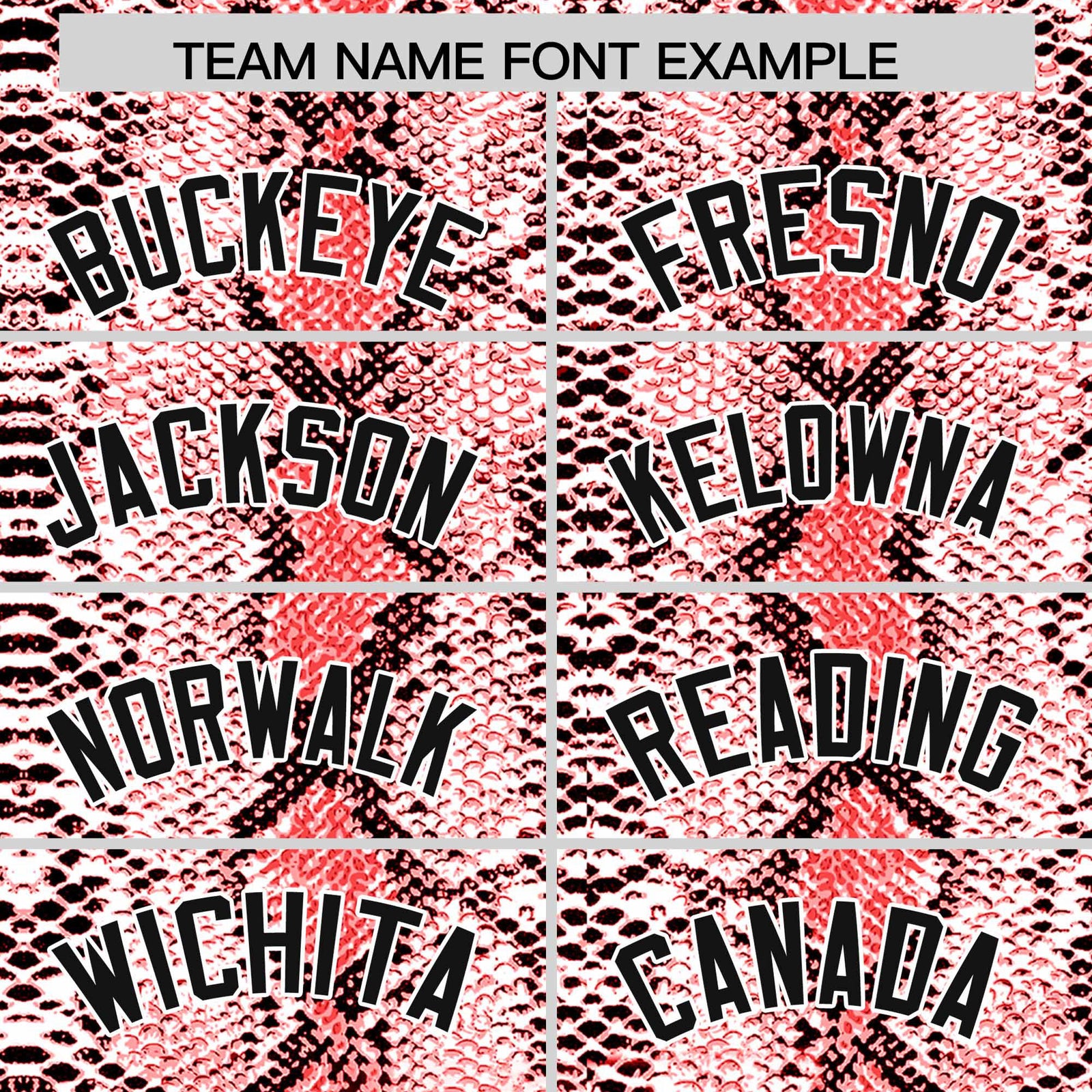 Custom Red Snakeskin Pattern Authentic Sleeveless Baseball Jersey