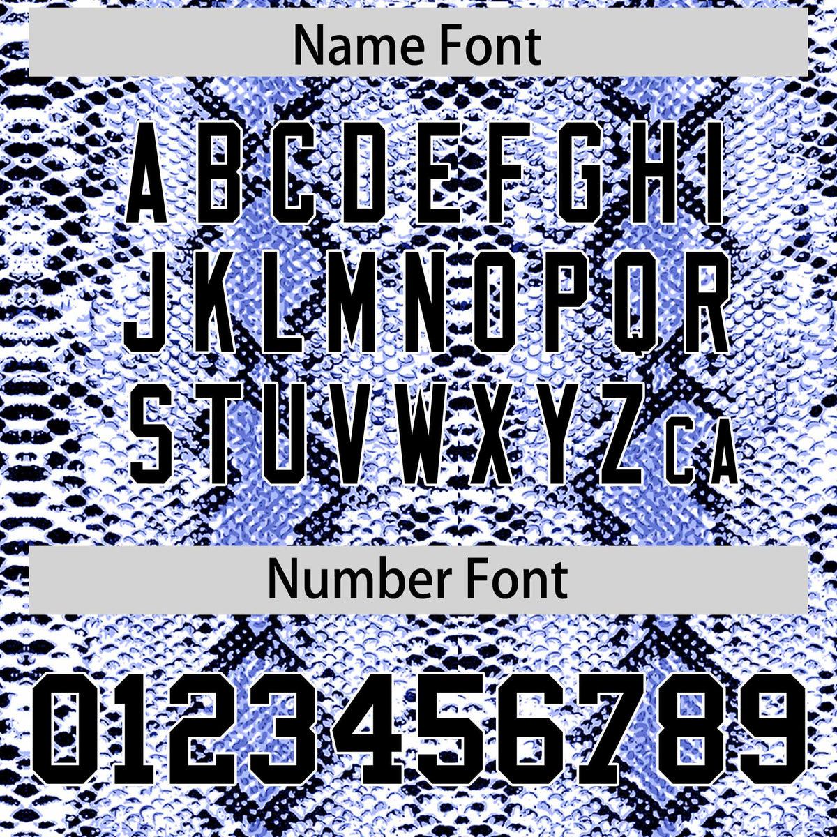 Custom Royal Snakeskin Pattern Authentic Sleeveless Baseball Jersey