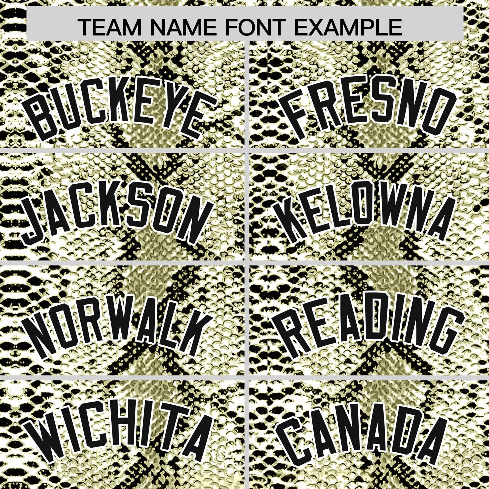 Custom Cream Snakeskin Pattern Authentic Sleeveless Baseball Jersey