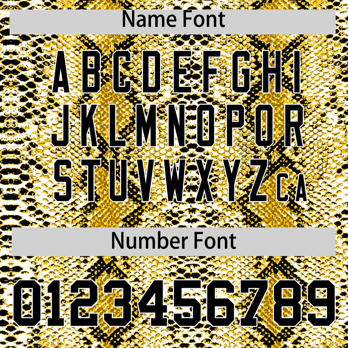 Custom Gold Snakeskin Pattern Authentic Sleeveless Baseball Jersey