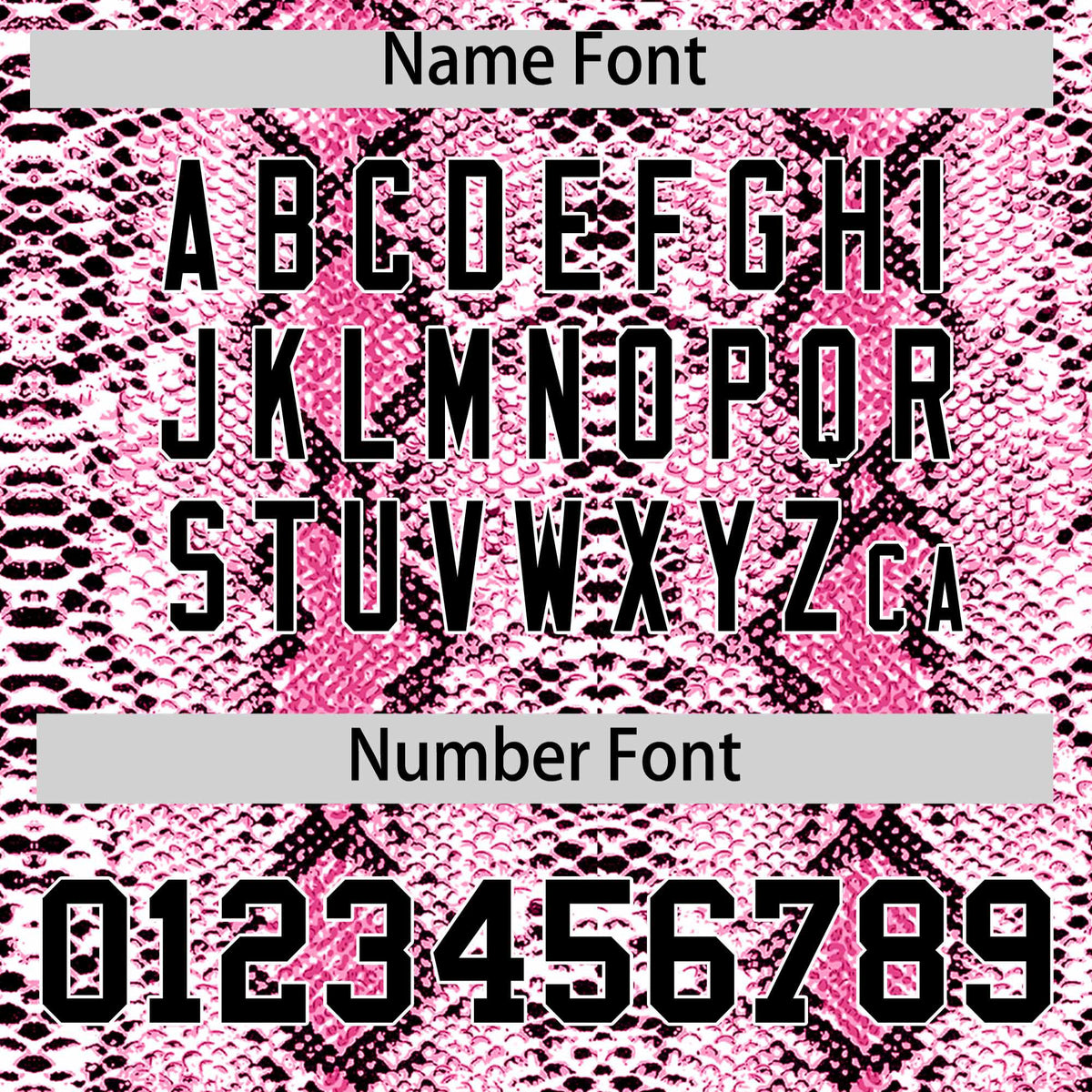 Custom Pink Snakeskin Pattern Authentic Sleeveless Baseball Jersey