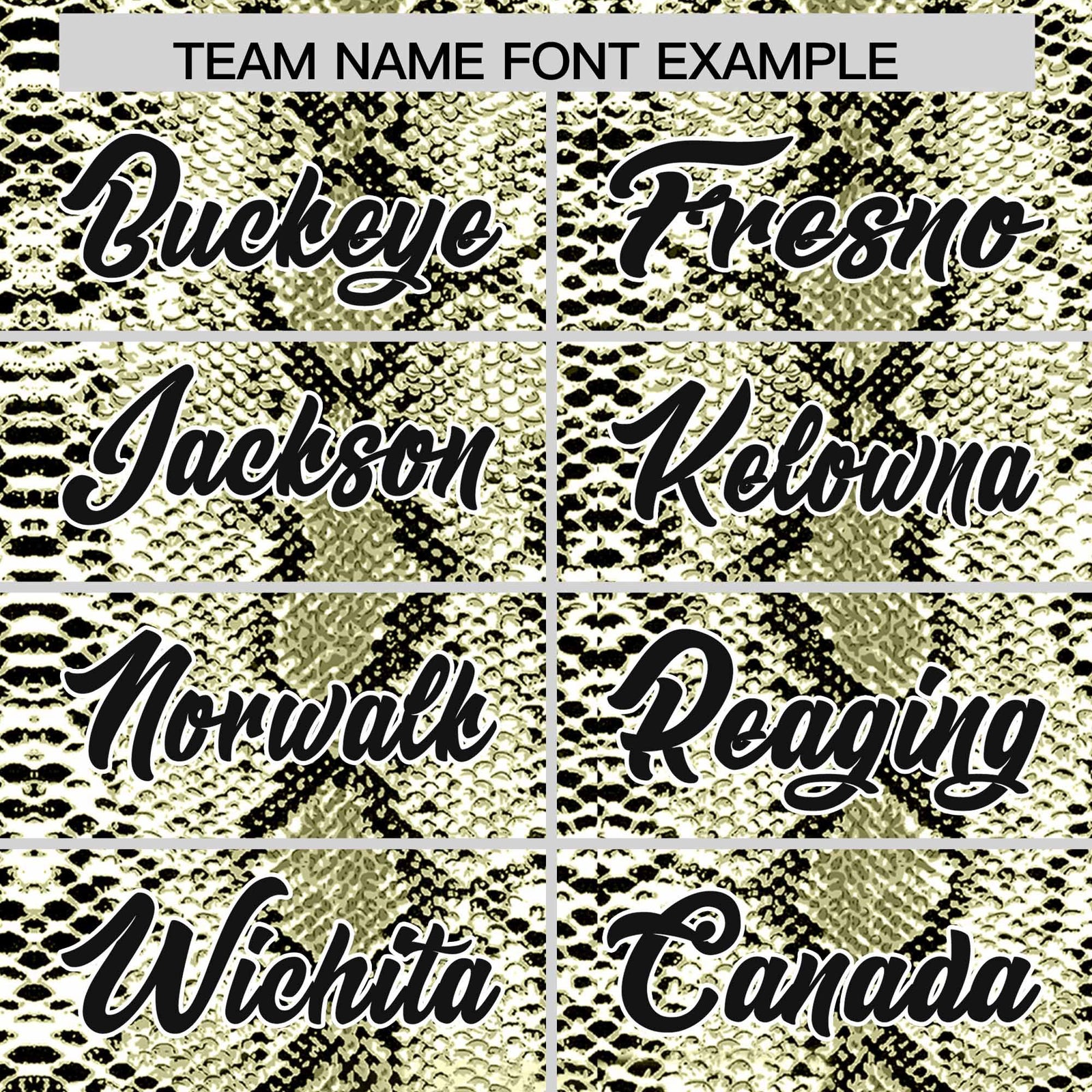 Custom Cream Snakeskin Pattern Authentic Sleeveless Baseball Jersey