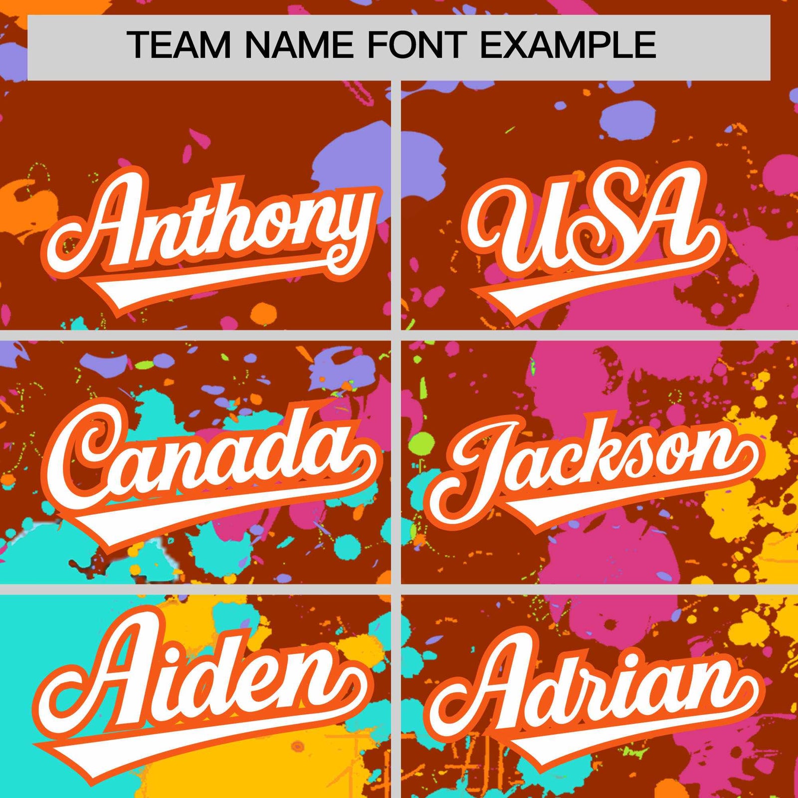 Custom Texas Orange Graffiti Fashion Baseball Jersey For Women