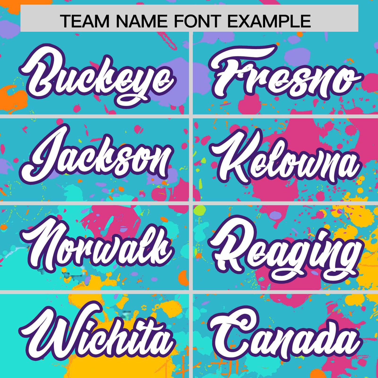 Custom Sky Blue Graffiti Fashion Baseball Jersey For Women