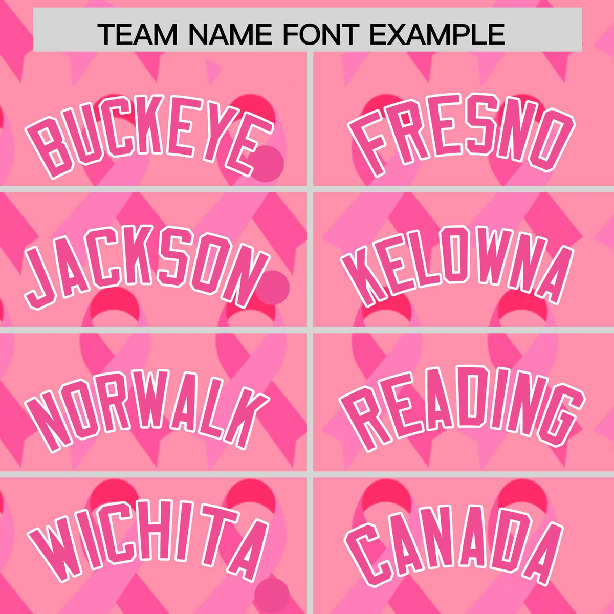 Custom Light Pink Pink Breast Cancer Awareness Month Pink Ribbon Authentic Baseball Jersey for Women