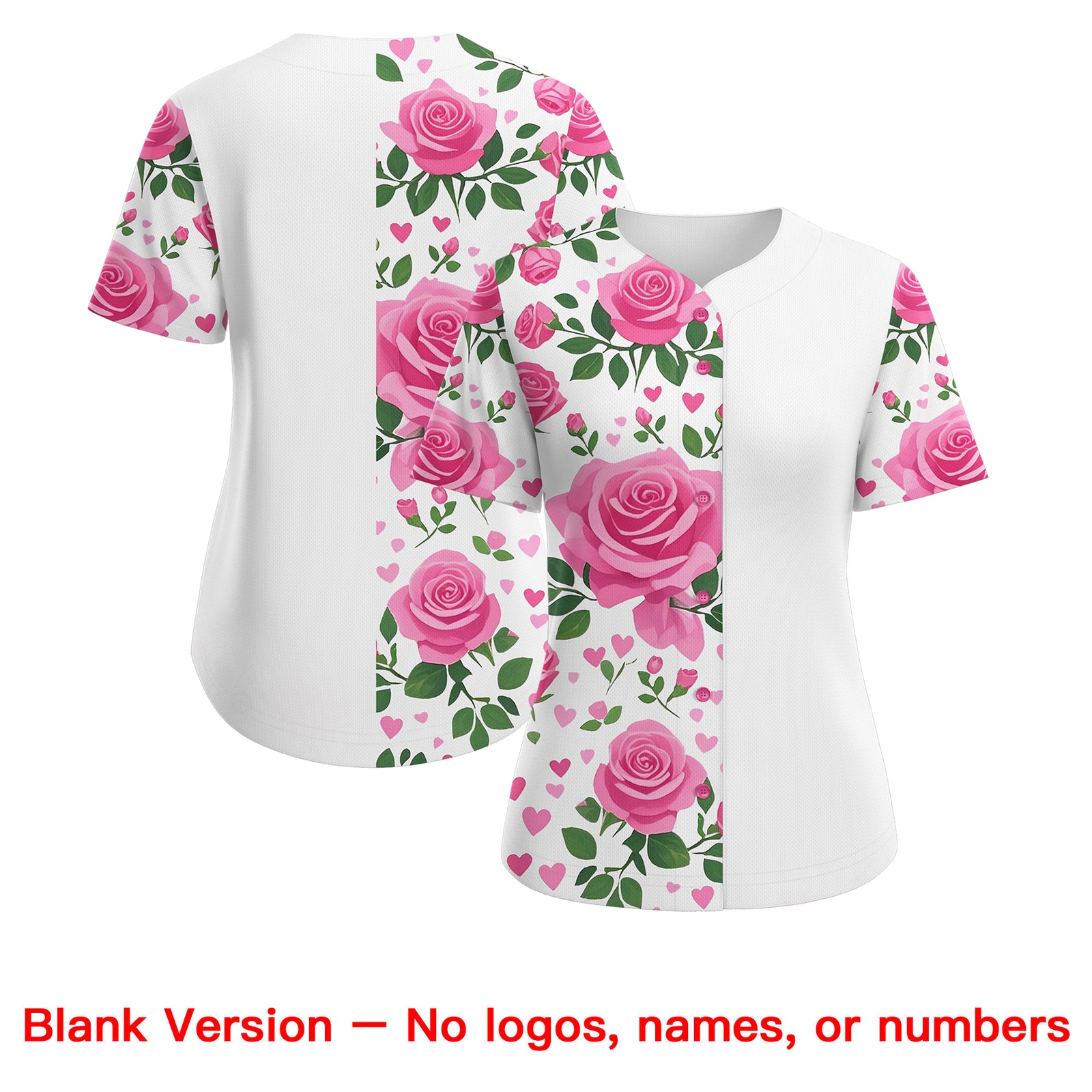 Custom White Black Breast Cancer Awareness Month Pink Ribbon Authentic Baseball Jersey for Women| KXKSHOP