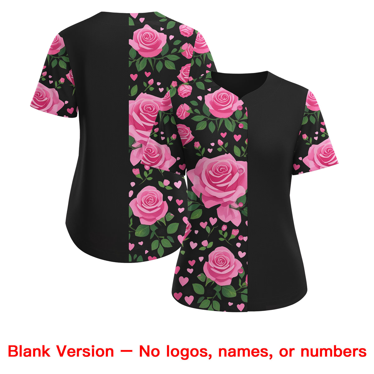 Custom Black Pink Breast Cancer Awareness Month Pink Ribbon Authentic Baseball Jersey for Women| KXKSHOP