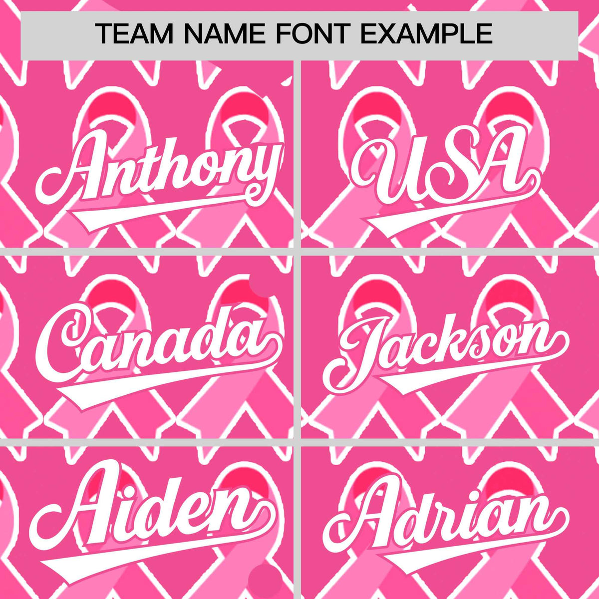 Custom Pink White Breast Cancer Awareness Month Pink Ribbon Authentic Baseball Jersey for Women| KXKSHOP